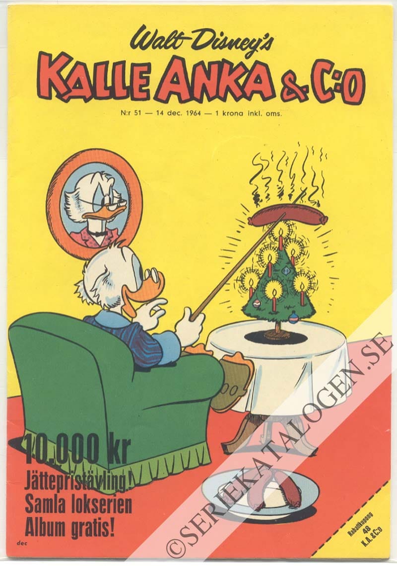 Framsida på Kalle Anka & C:o #51 (1964)