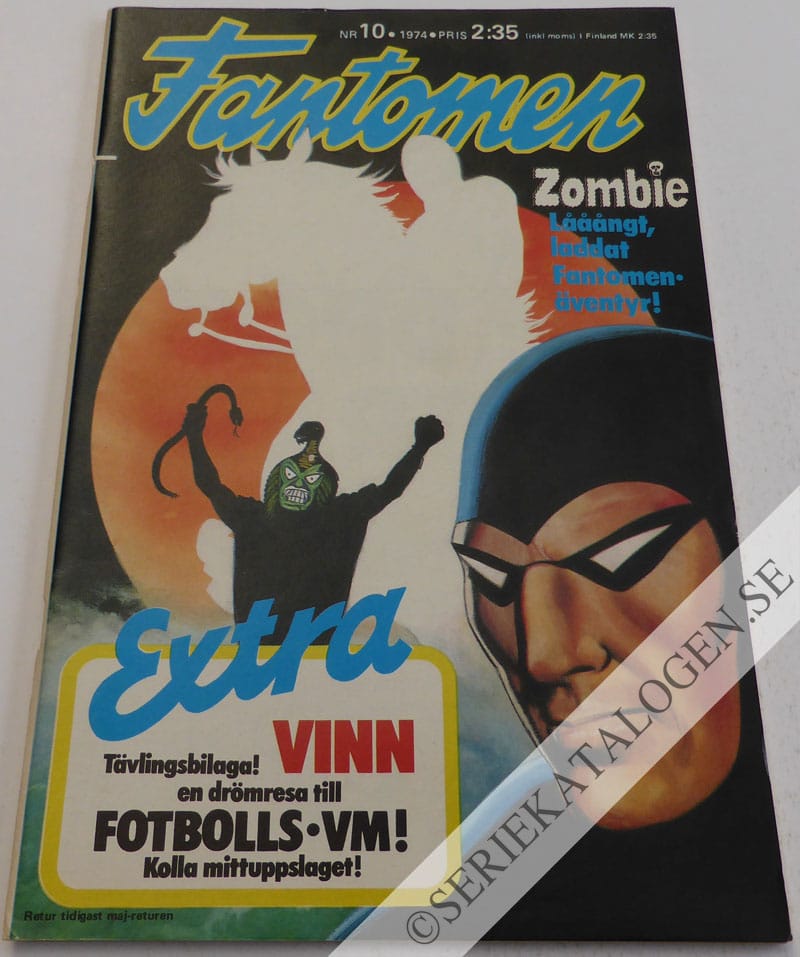 Framsida på Fantomen #10 (1974)