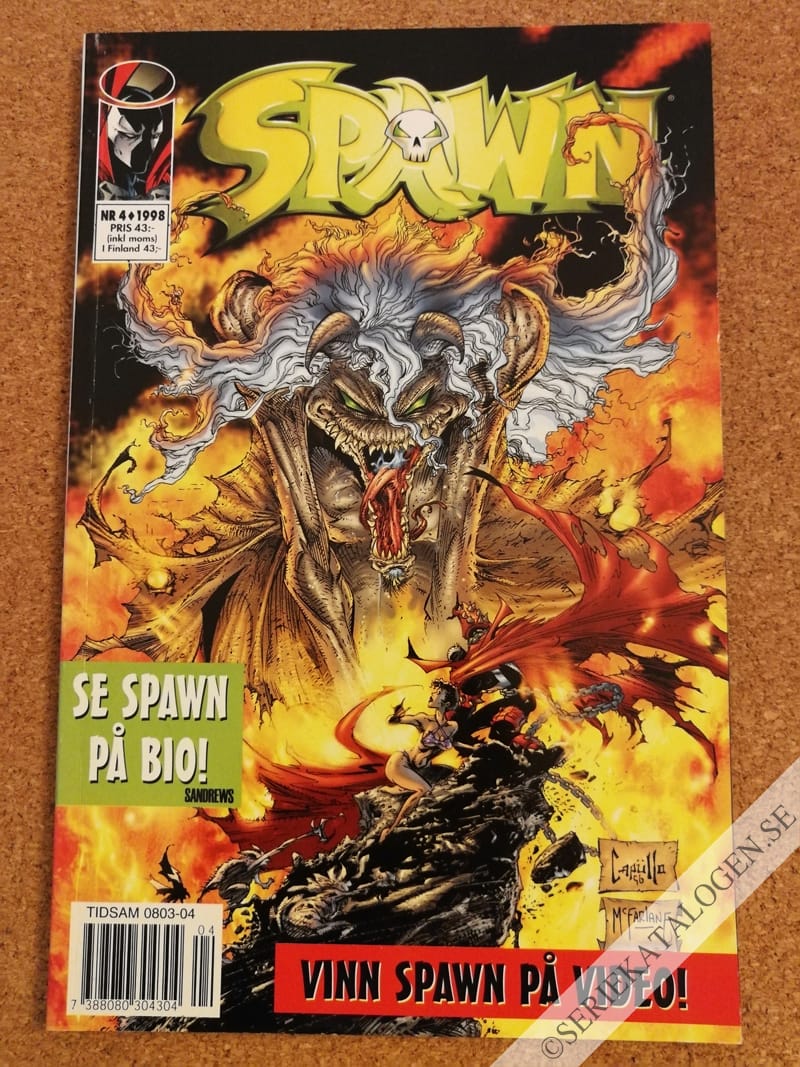 Framsida på Spawn #4 (1998)