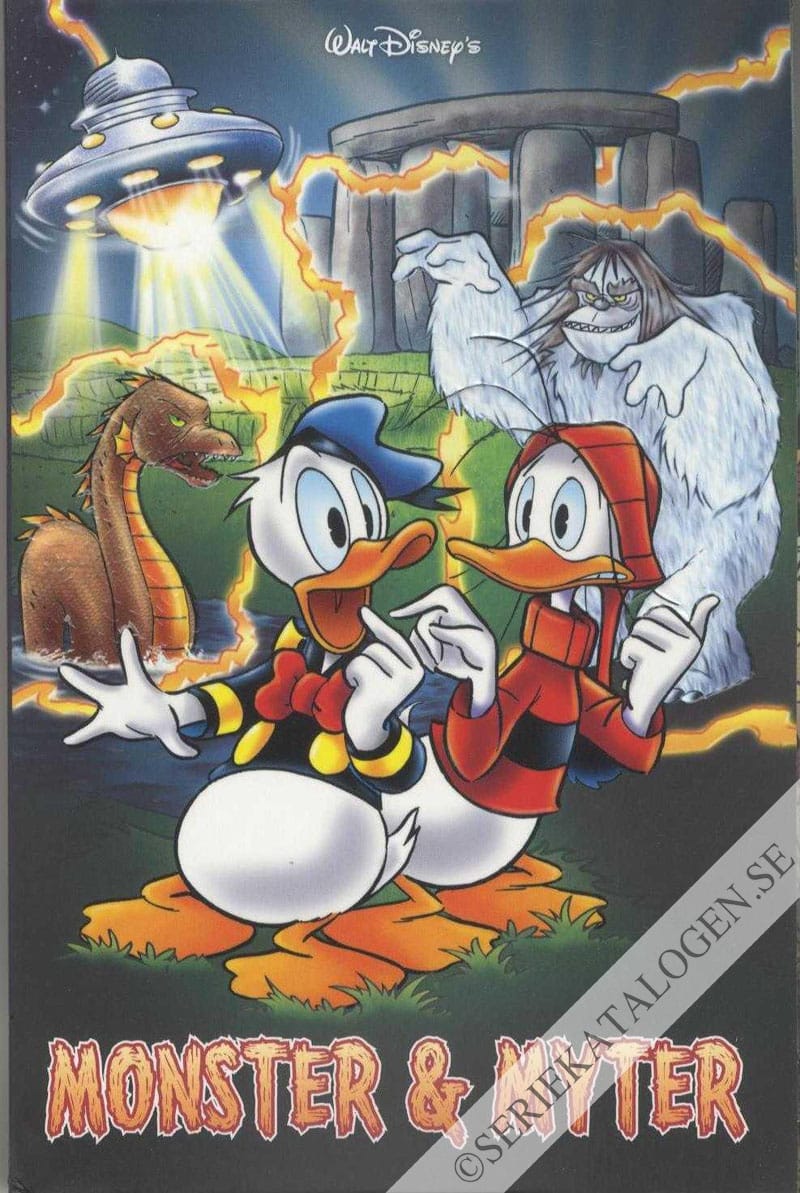 Framsida på Kalle Ankas pocket special Monster & myter (2020)