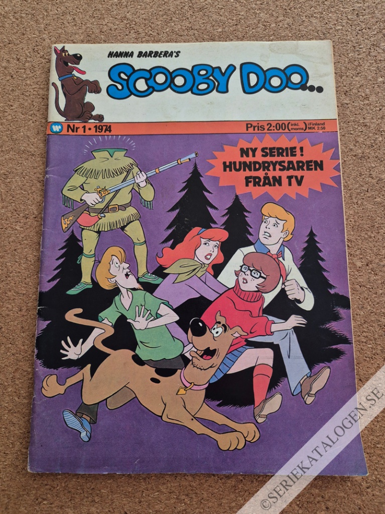 Framsida på Scooby Doo #1 (1974)