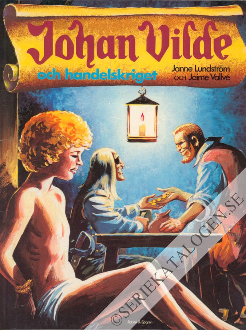 Framsida på Johan Vilde Johan Vilde och handelskriget (1982)