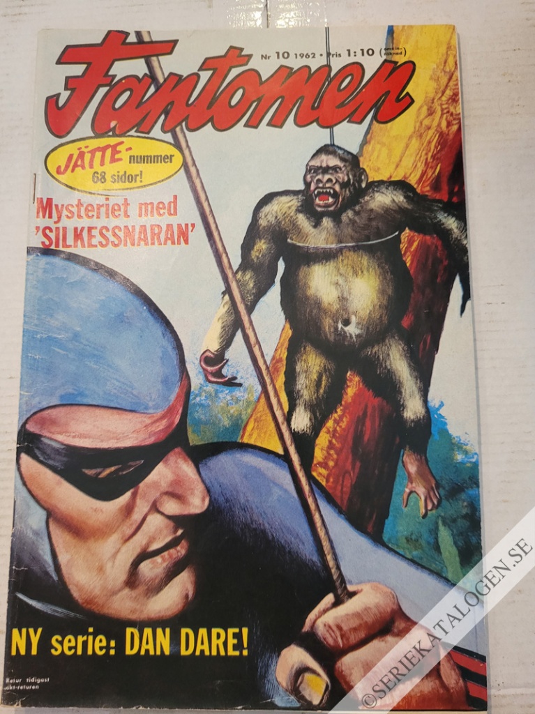 Framsida på Fantomen #10 (1962)