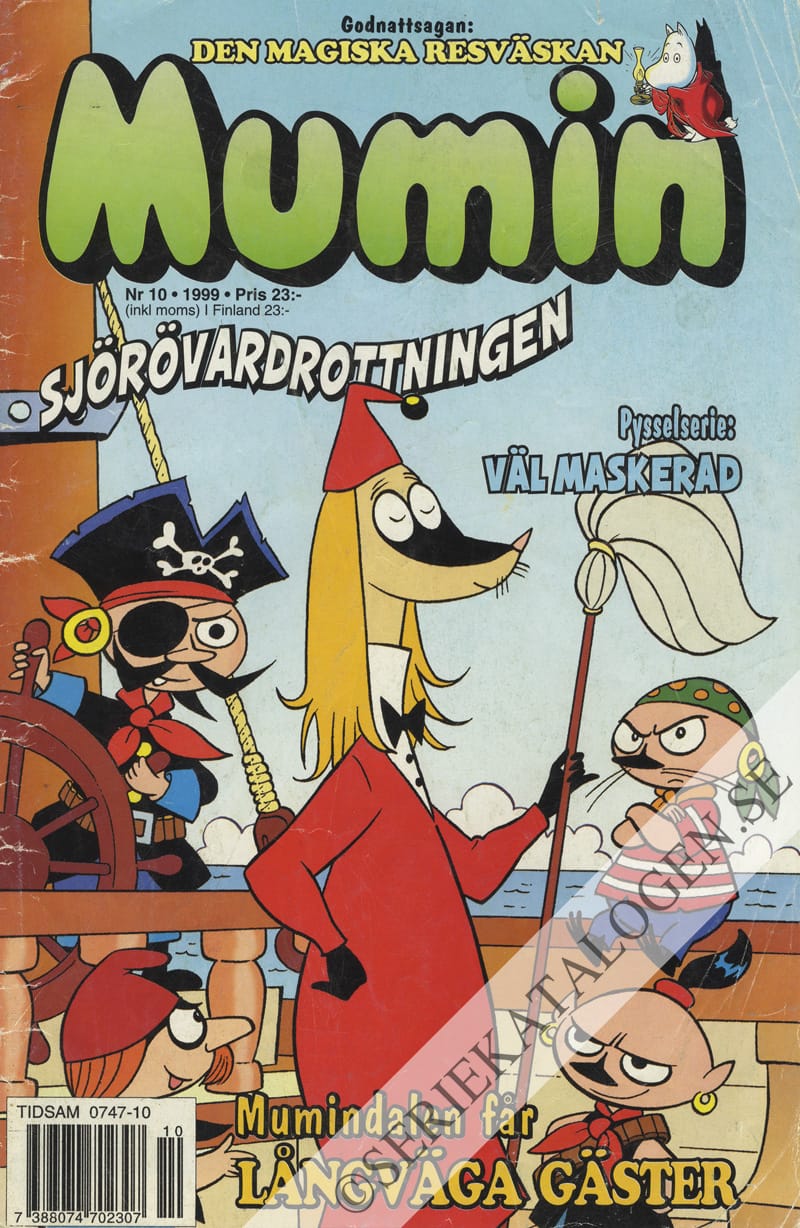 Framsida på Muminmagasinet #10 (1999)