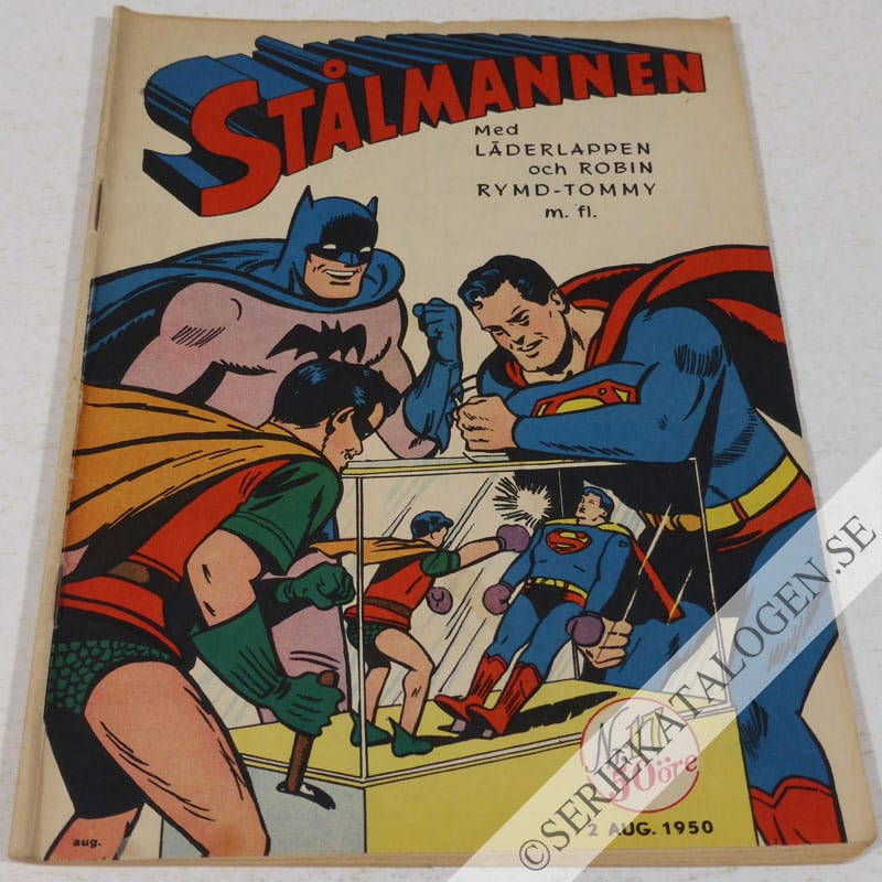 Framsida på Stålmannen #17 (1950)