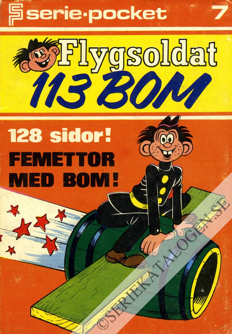 Framsida på Seriepocket 113 Bom (1973)