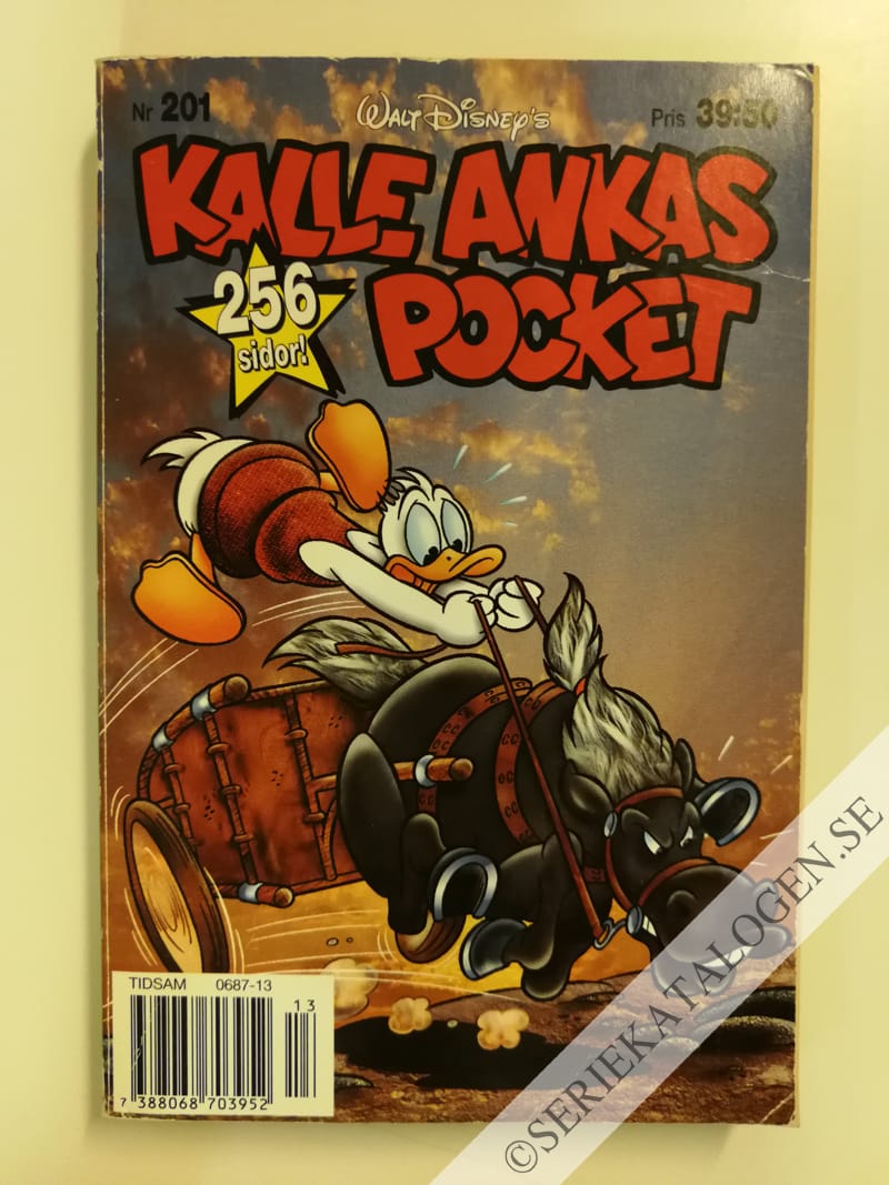 Framsida på Kalle Ankas pocket #201 (1996)