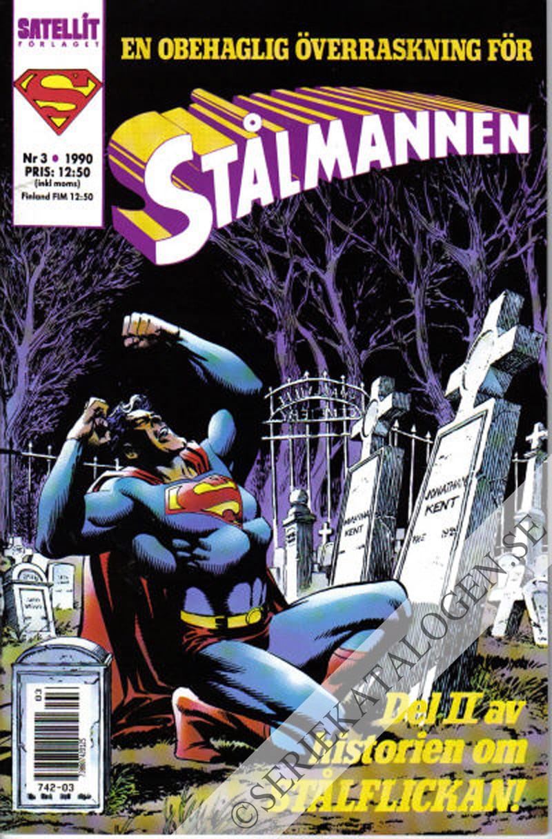 Framsida på Stålmannen #3 (1990)