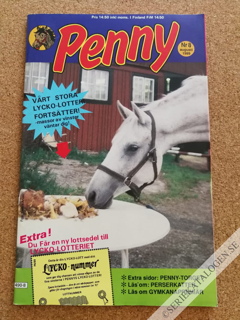 Framsida på Penny #8 (1989)