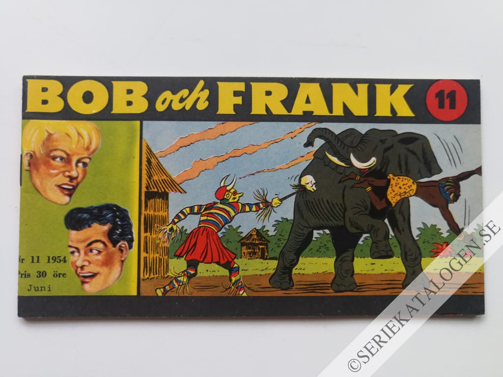 Framsida på Bob och Frank #11 (1954)