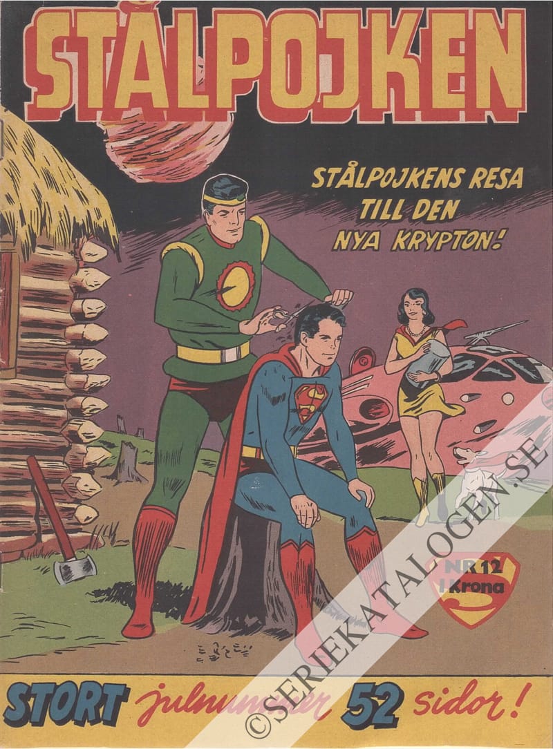 Framsida på Stålpojken #12 (1959)