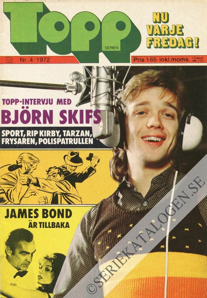 Framsida på Toppserien #4 (1972)