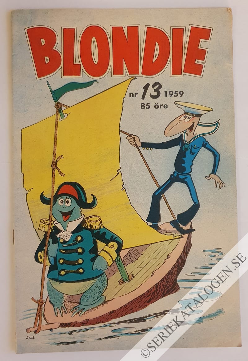 Framsida på Blondie #13 (1959)