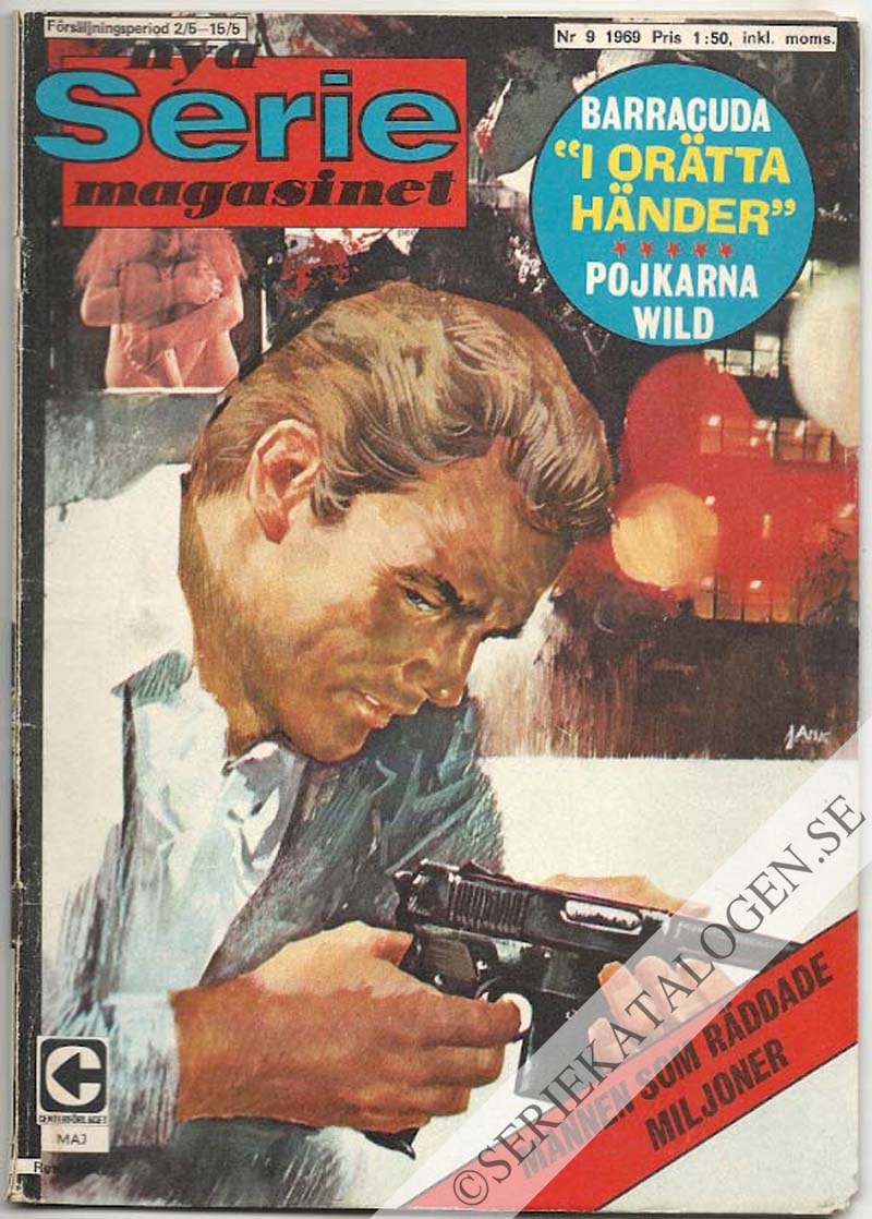 Framsida på Seriemagasinet #9 (1969)