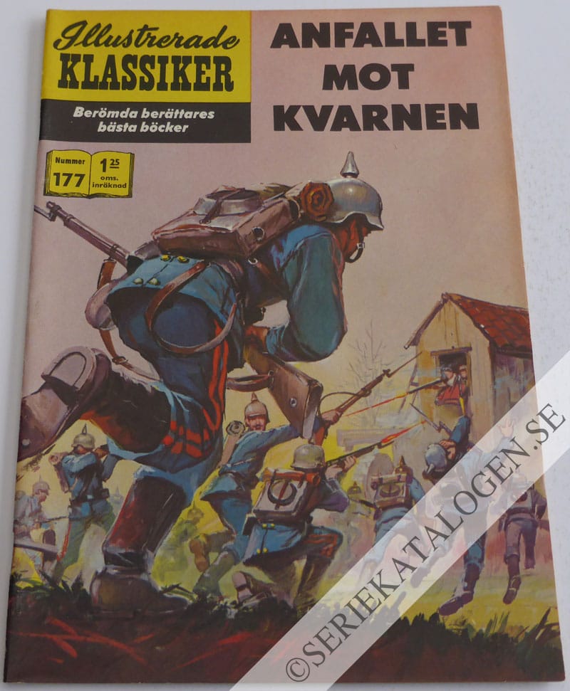 Framsida på Illustrerade Klassiker #177 - Anfallet mot kvarnen (1965)