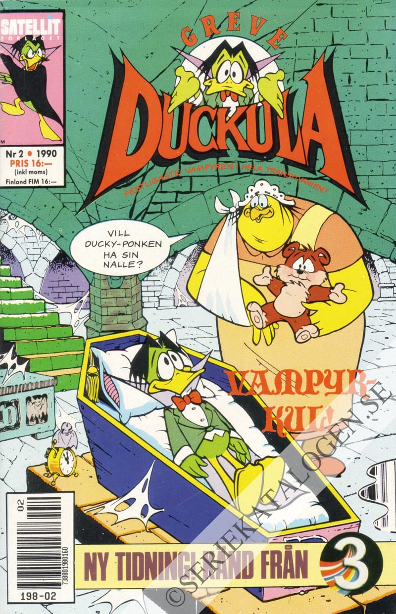 Framsida på Greve Duckula #2 (1990)