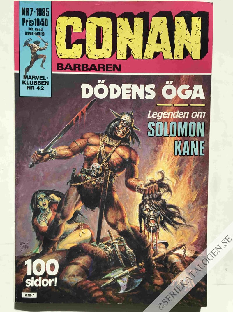 Framsida på Conan #7 (1985)