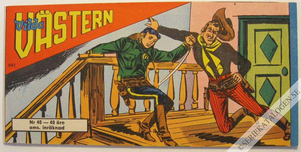 Framsida på Vilda Västern #40 (1965)