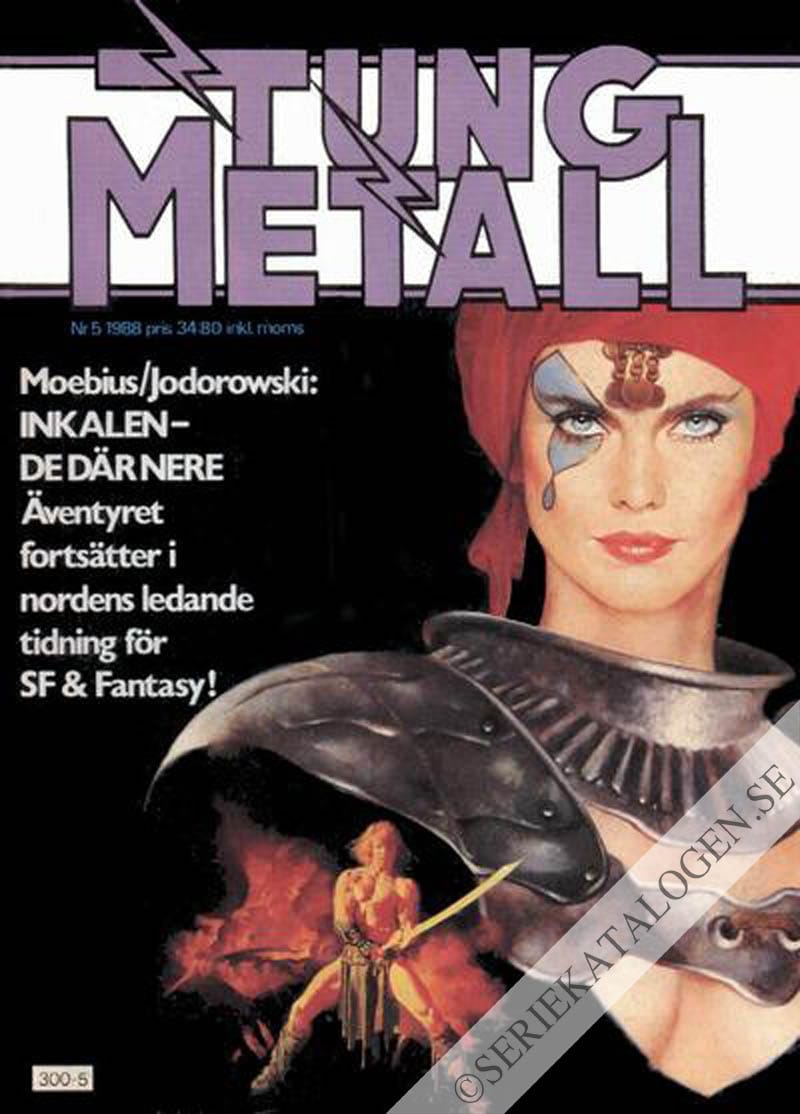 Framsida på Tung metall #5 (1988)