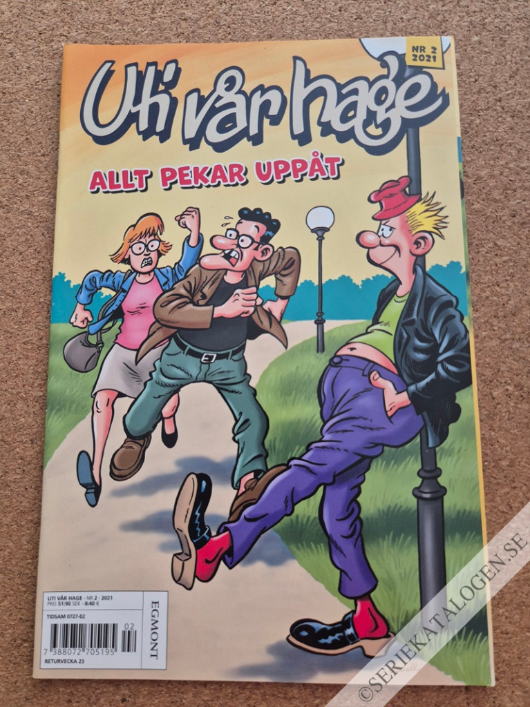 Framsida på Uti vår hage #2 - Allt pekar uppåt (2021)