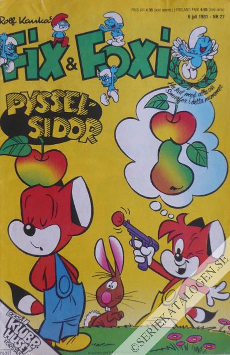 Framsida på Fix och Foxi #27 (1981)