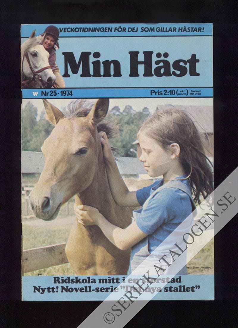 Framsida på Min häst #25 (1974)