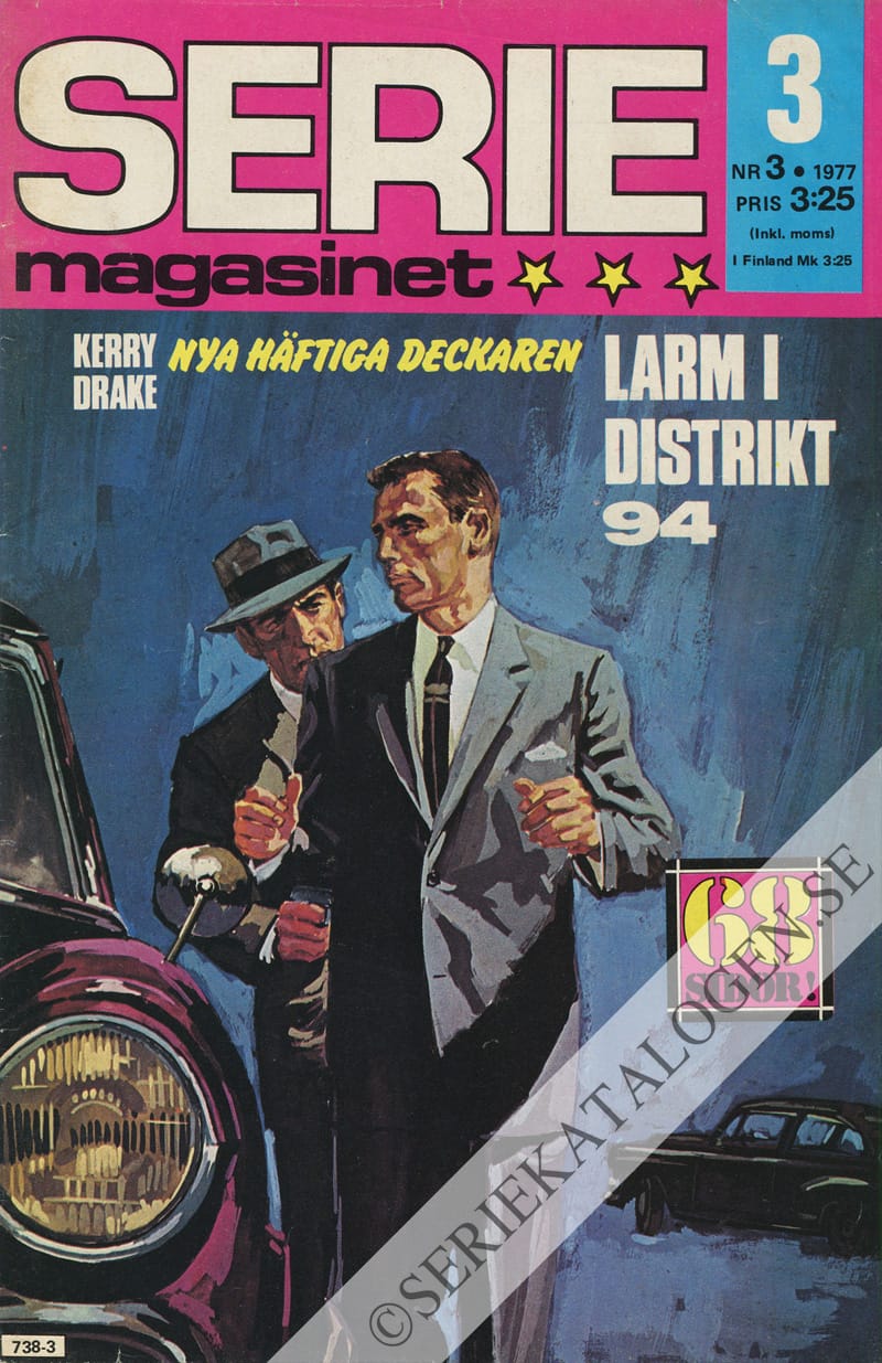 Framsida på Seriemagasinet #3 (1977)