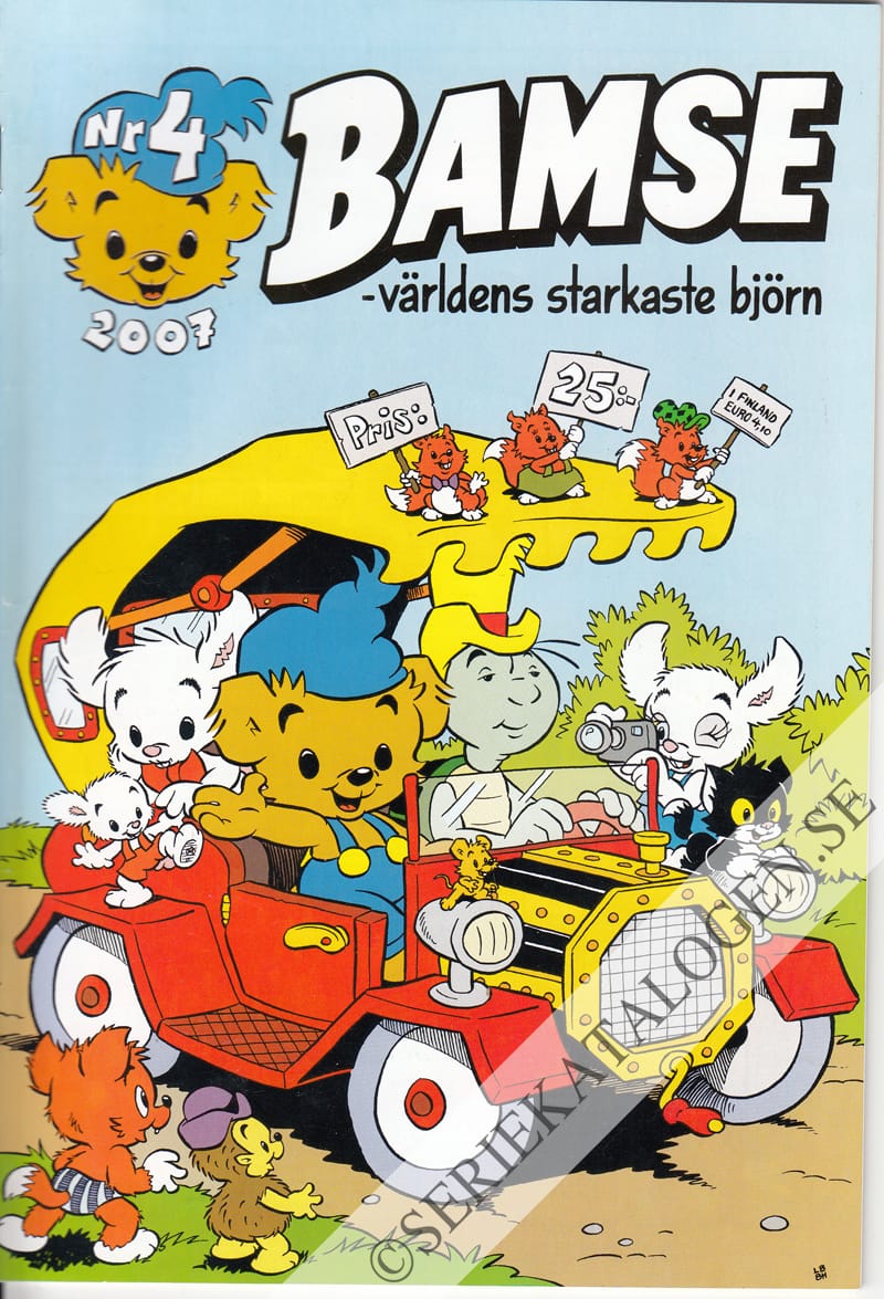 Framsida på Bamse #4 (2007)