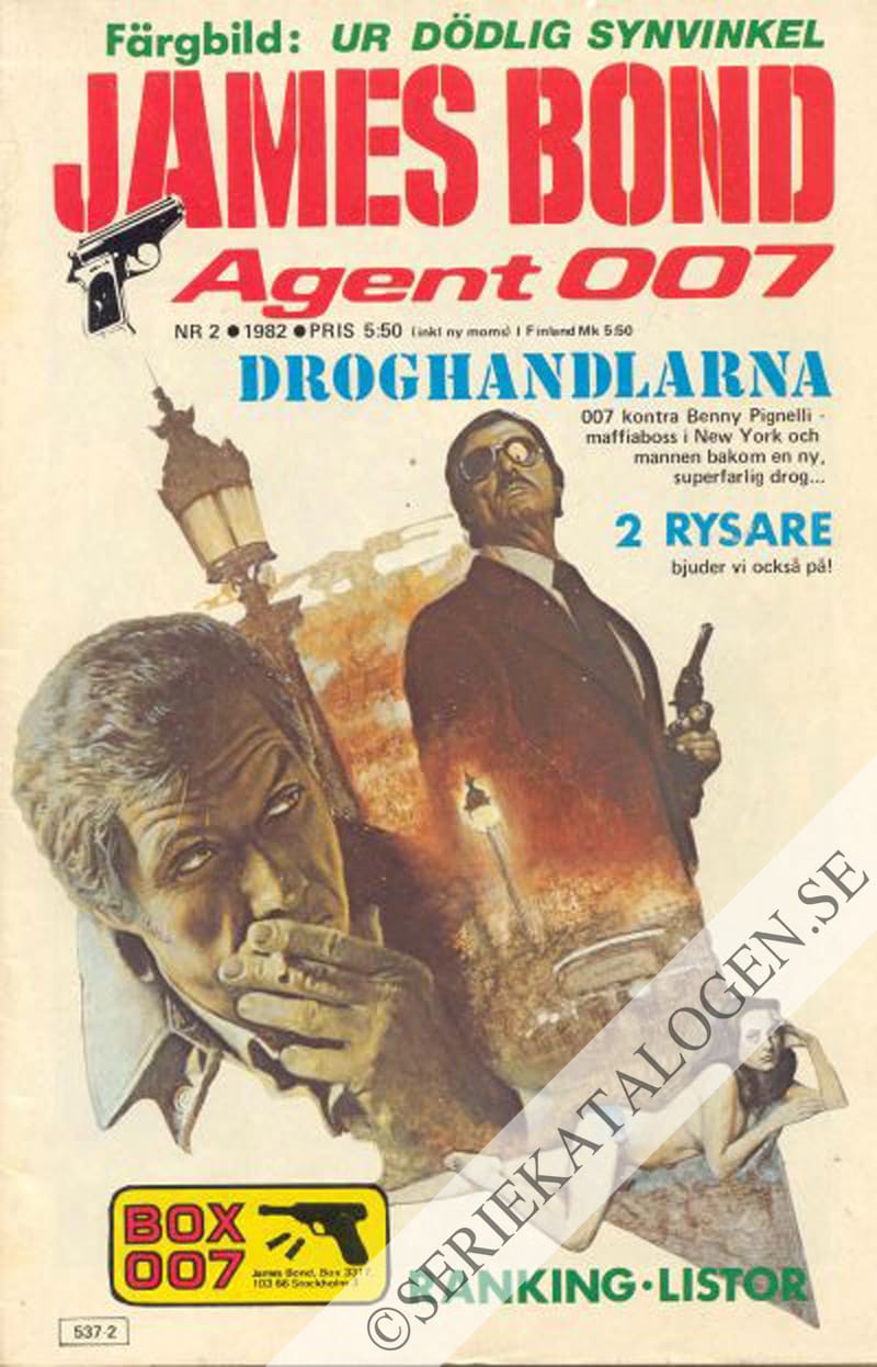 Framsida på James Bond agent 007 #2 (1982)