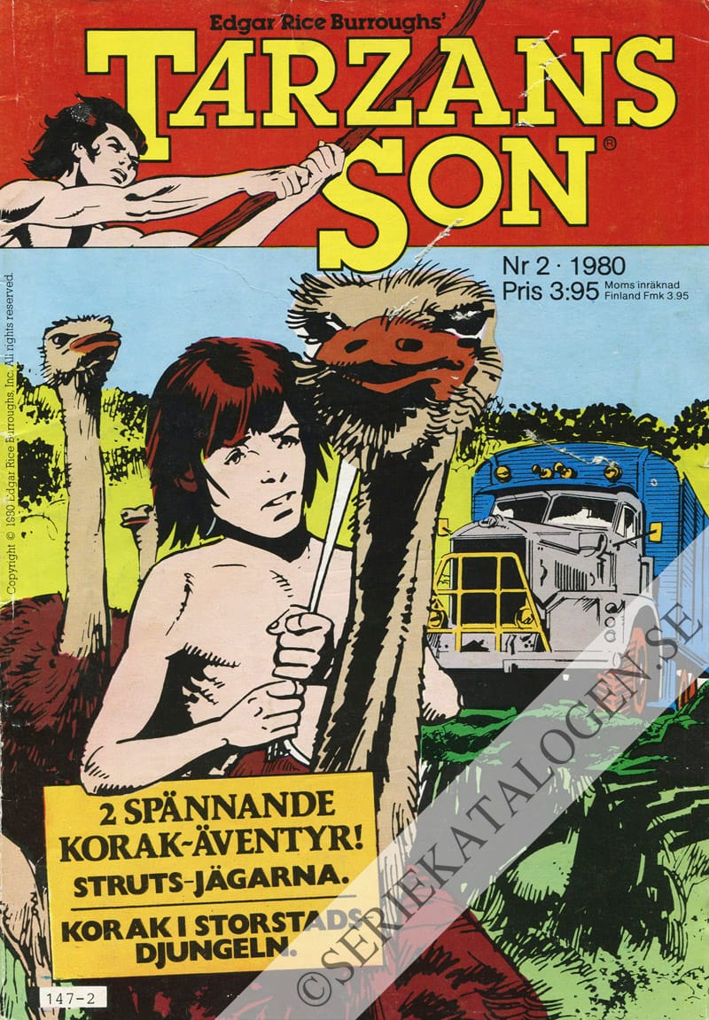 Framsida på Tarzans son #2 (1980)
