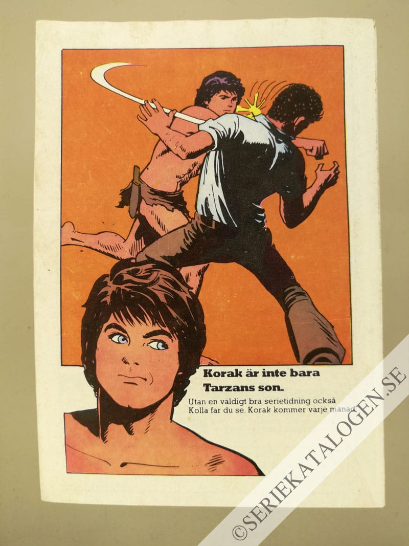 Baksida på Farligt uppdrag (1984)