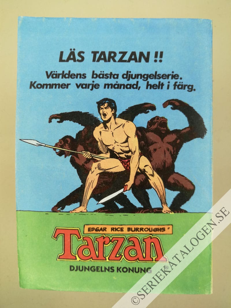 Baksida på Djungeljägarna (1983)