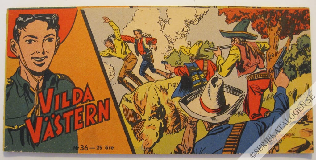 Framsida på Vilda Västern #36 (1957)