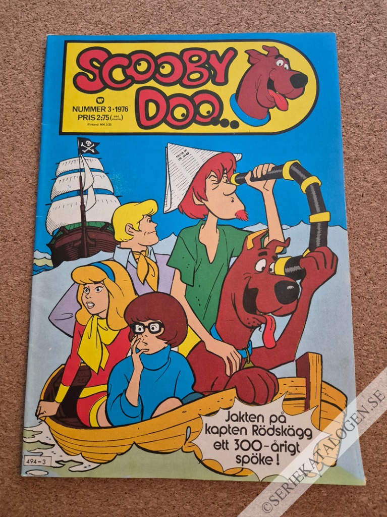 Framsida på Scooby Doo #3 (1976)