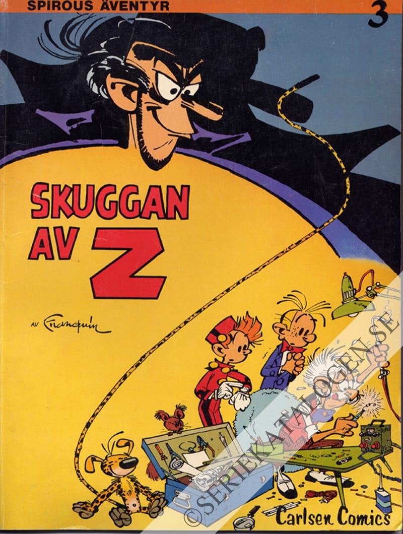 Framsida på Skuggan av Z (1984)