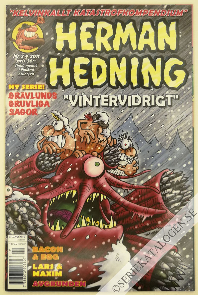 Framsida på Herman Hedning #2 (2011)