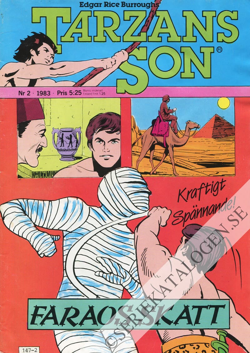 Framsida på Tarzans son #2 (1983)