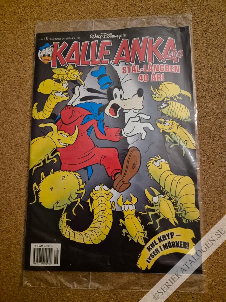 Framsida på Kalle Anka & C:o #16 (2005)