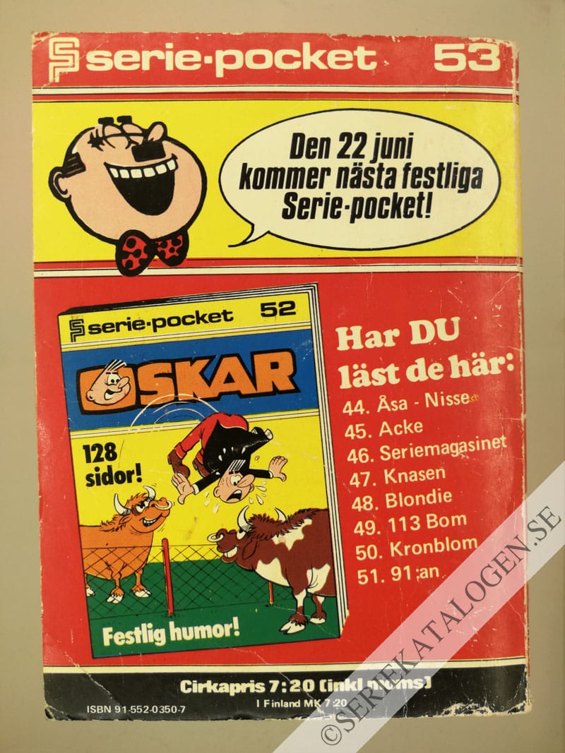 Baksida på Lilla Fridolf (1977)