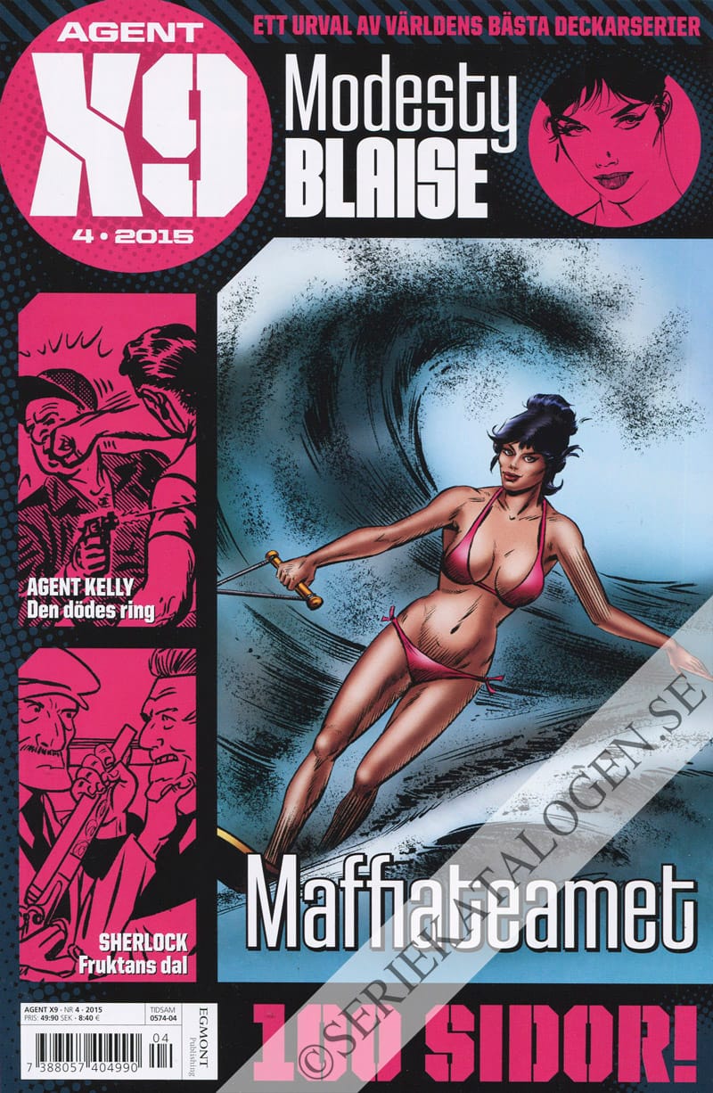 Framsida på Agent X9 #4 (2015)