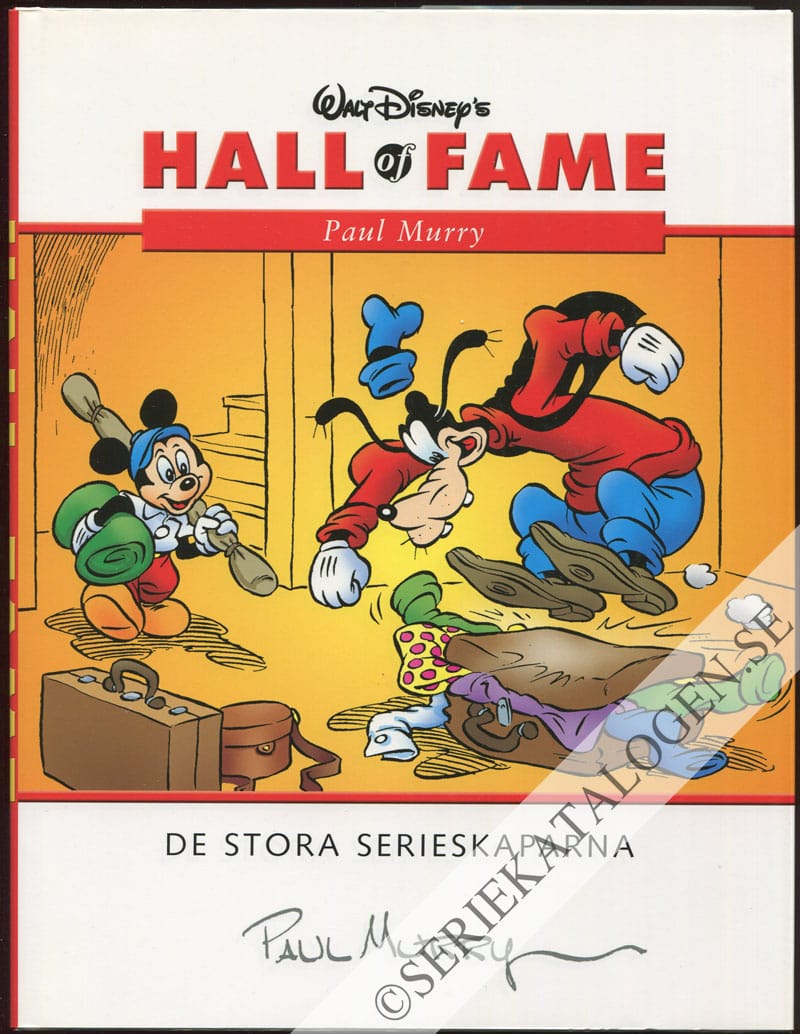 Framsida på Walt Disney's Hall of fame - De stora serieskaparna Paul Murry (2005)
