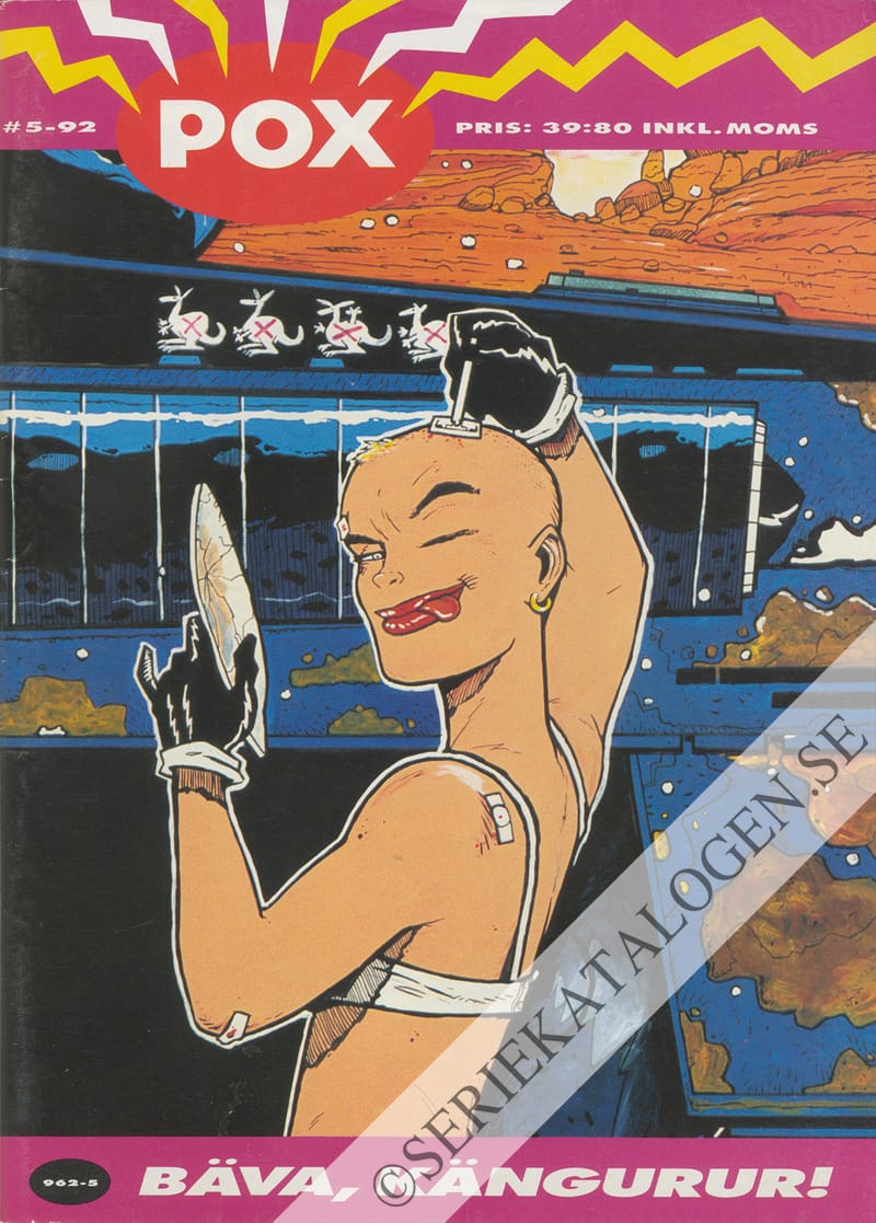 Framsida på Pox #5 (1992)