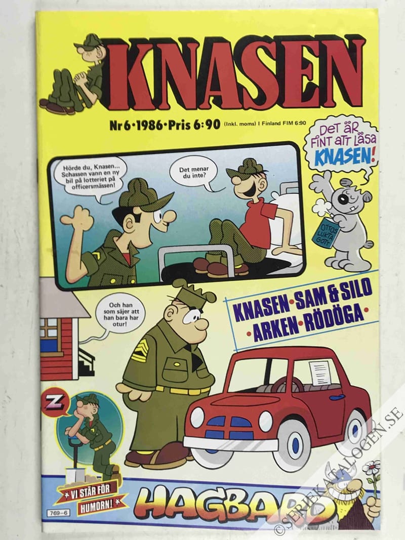 Framsida på Knasen #6 (1986)