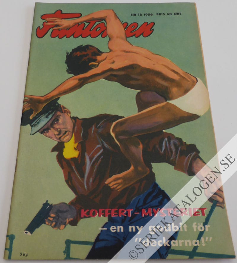 Framsida på Fantomen #18 (1956)