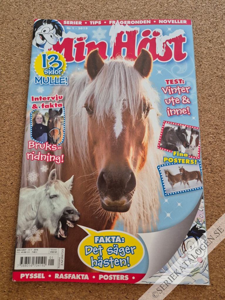 Framsida på Min häst #1 (2015)