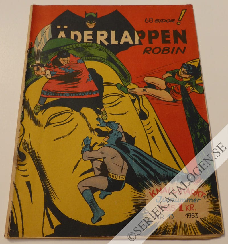 Framsida på Läderlappen och Robin #13 (1953)