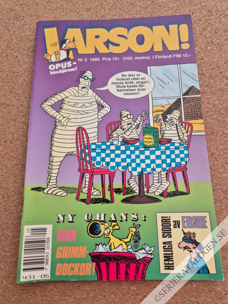 Framsida på Larson! #5 (1990)