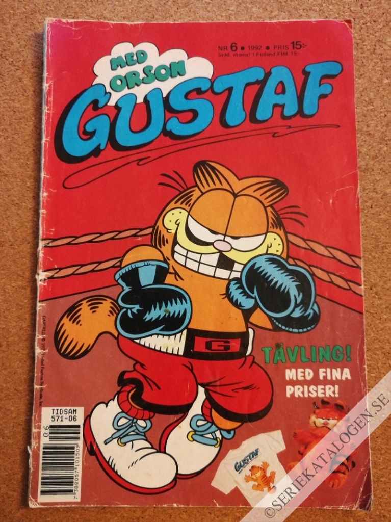 Framsida på Gustaf #6 (1992)