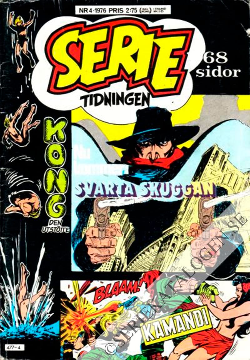 Framsida på Serietidningen #4 (1976)