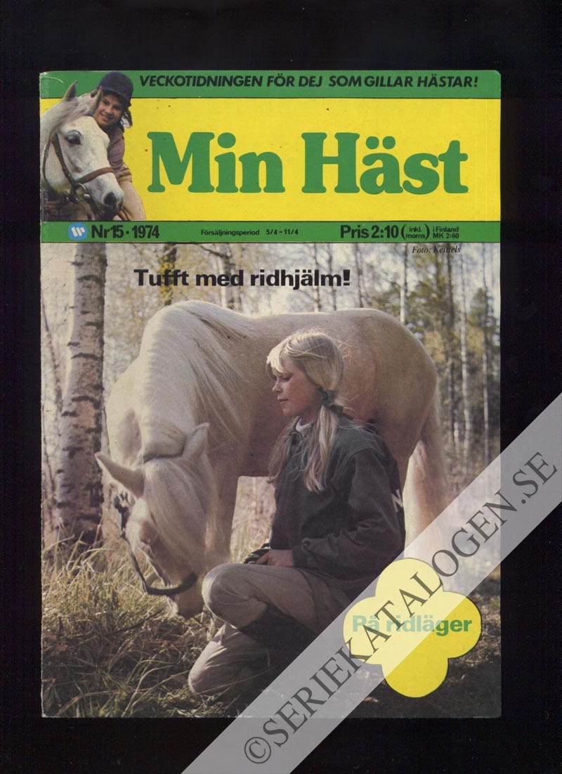 Framsida på Min häst #15 (1974)